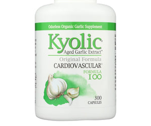 Kyolic Aged Garlic Extract Cardiovascular Original Formula 100 - 300 Capsules - RubertOrganics