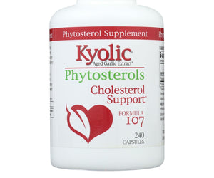 Kyolic Aged Garlic Extract Phytosterols Formula 107 - 240 Capsules - RubertOrganics