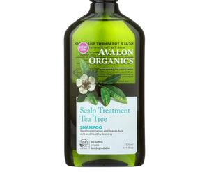 Avalon Organics Scalp Treatment Tea Tree Shampoo - 11 Fl Oz - RubertOrganics