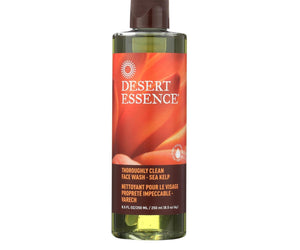 Desert Essence Thoroughly Clean Face Wash With Eco Harvest Tea Tree Oil And Sea Kelp - 8.5 Fl Oz - RubertOrganics