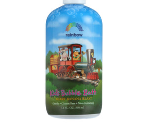 Rainbow Research Organic Herbal Bubble Bath For Kids Berry Banana Blast - 12 Fl Oz