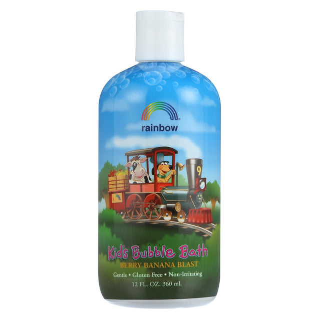 Rainbow Research Organic Herbal Bubble Bath For Kids Berry Banana Blast - 12 Fl Oz