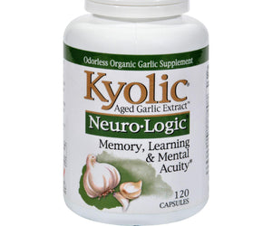 Kyolic Aged Garlic Extract Neuro-logic Memory Learning And Mental Acuity - 120 Capsules - RubertOrganics