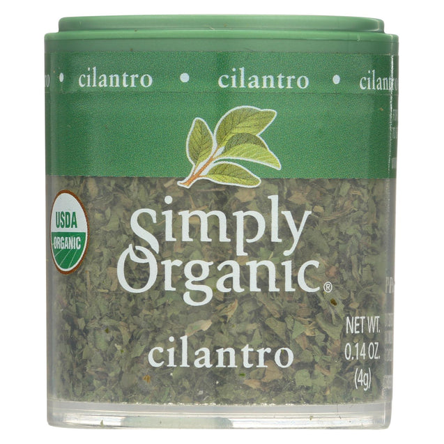 Simply Organic Cilantro Leaf - Organic - Cut And Sifted - .14 Oz - Case Of 6