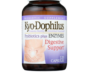 Kyolic Kyo-dophilus Probiotics Plus Enzymes - 120 Capsules - RubertOrganics