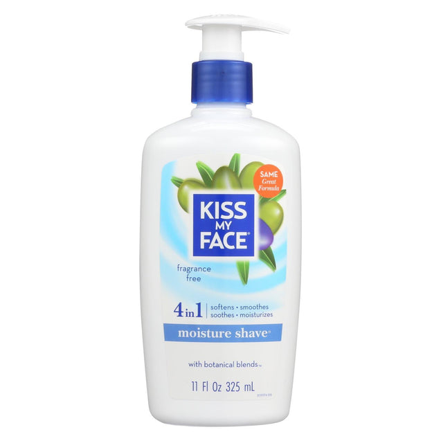 Kiss My Face Moisture Shave Fragrance Free - 11 Fl Oz - RubertOrganics