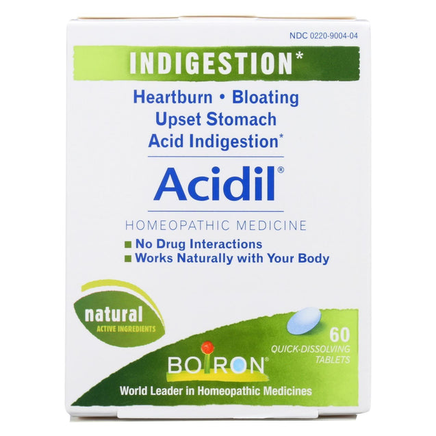 Boiron - Acidil - 60 Tablets - RubertOrganics