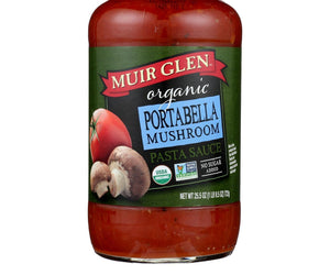 Muir Glen Portabello Mushroom Pasta Sauce - Tomato - Case Of 12 - 25.5 Fl Oz. - RubertOrganics