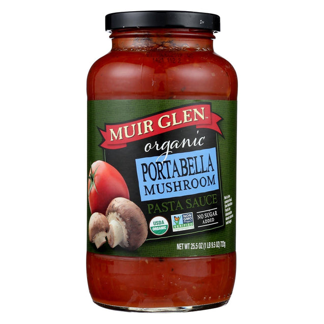 Muir Glen Portabello Mushroom Pasta Sauce - Tomato - Case Of 12 - 25.5 Fl Oz. - RubertOrganics