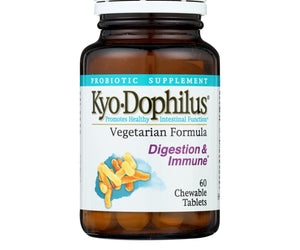 Kyolic Kyo-dophilus Vegetarian Formula Digestion And Immune - 60 Chewable Tablets - RubertOrganics