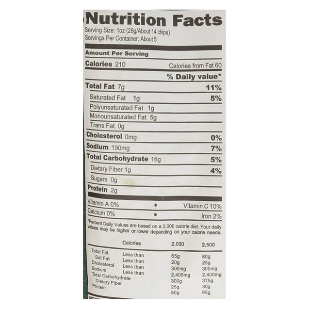 Boulder Canyon Natural Foods Chips - Jalapeno Cheddar - Case Of 12 - 5 Oz. - RubertOrganics