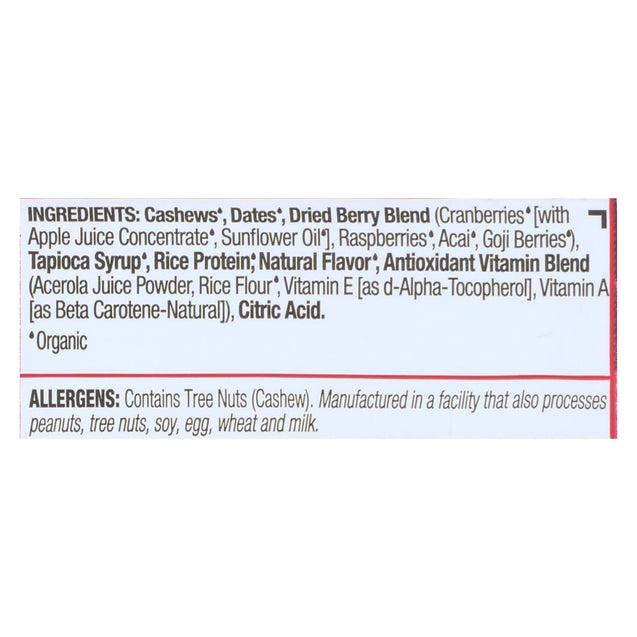 Betty Lou's Bar - Organic Superberry Acai - Case Of 12 - 1.5 Oz - RubertOrganics