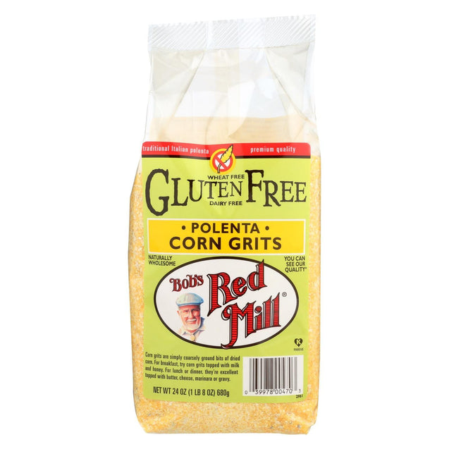 Bob's Red Mill - Gluten Free Corn Grits - Polenta - 24 Oz - Case Of 4 - RubertOrganics