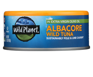 Wild Planet Wild Albacore Tuna In Extra Virgin Olive Oil - Case Of 12 - 5 Oz.