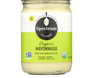 Spectrum Naturals Organic Olive Oil Mayonnaise - Case Of 12 - 12 Oz.