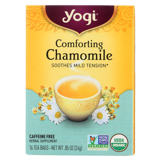 Yogi Tea Comforting Chamomile - Caffeine Free - 16 Tea Bags