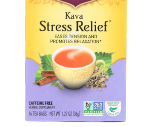 Yogi Tea Kava Stress Relief - Caffeine Free - 16 Tea Bags