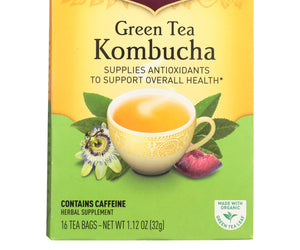 Yogi Tea Green Tea Kombucha - Contains Caffeine - 16 Tea Bags