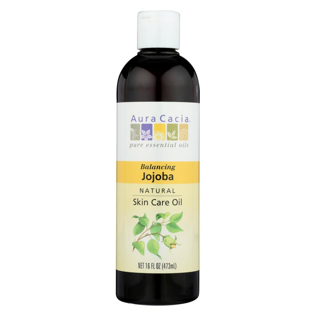 Aura Cacia - Skin Care Oil - Jojoba - 16 Oz. - RubertOrganics