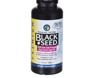 Amazing Herbs Black Seed Oil - 4 Fl Oz - RubertOrganics