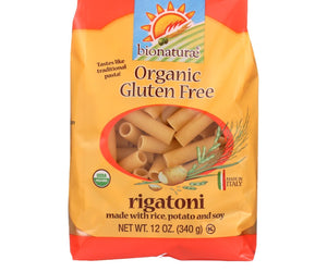 Bionaturae Rigatoni - Gluten Free - Case Of 12 - 12 Oz. - RubertOrganics