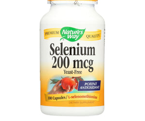 Nature's Way Selenium - 200 Mcg - 100 Capsules - RubertOrganics
