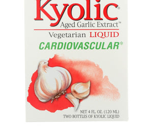 Kyolic Aged Garlic Extract Cardiovascular Liquid - 4 Fl Oz - RubertOrganics