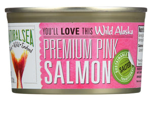 Natural Sea Wild Pink Salmon - Salted - 7.5 Oz. - RubertOrganics