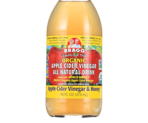 Bragg Apple Cider Vinegar Drink - Organic - Acv And Honey - 16 Oz - Case Of 12 - RubertOrganics