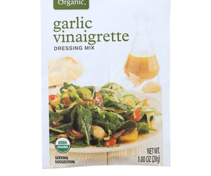 Simply Organic Garlic Vinaigrette Dressing Mix - Case Of 12 - 1 Oz.