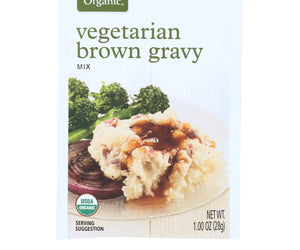Simply Organic Vegetarian Brown Gravy Seasoning Mix - Case Of 12 - 1 Oz.