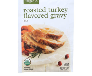 Simply Organic Roasted Turkey Flavored Gravy Seasoning Mix - Case Of 12 - 0.85 Oz.
