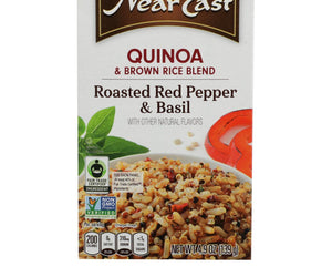 Near East Quinoa Blend - Roasted Red Pepper And Basi - Case Of 12 - 4.9 Oz. - RubertOrganics