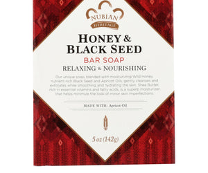 Nubian Heritage Bar Soap Black Seed - 5 Oz - RubertOrganics