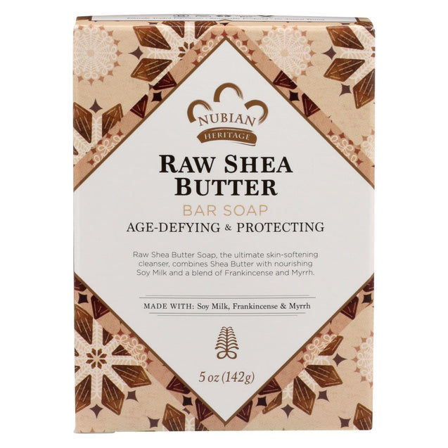 Nubian Heritage Bar Soap Raw Shea Butter - 5 Oz - RubertOrganics