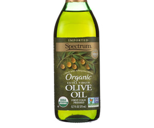 Spectrum Naturals Organic Unrefined Extra Virgin Olive Oil - Case Of 6 - 12.7 Fl Oz.