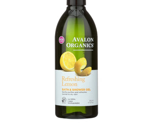 Avalon Organics Bath And Shower Gel Lemon - 12 Fl Oz - RubertOrganics