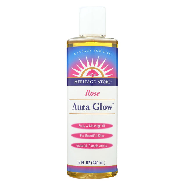 Heritage Products Aura Glow Skin Lotion Rose - 8 Fl Oz - RubertOrganics