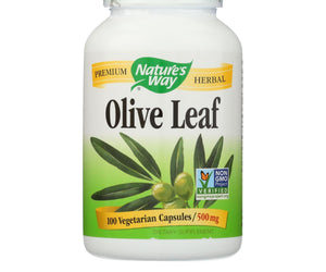 Nature's Way Olive Leaf Olea Europea - 100 Capsules - RubertOrganics