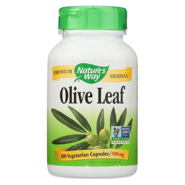 Nature's Way Olive Leaf Olea Europea - 100 Capsules - RubertOrganics