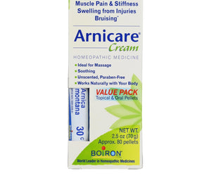 Boiron - Arnicare Cream Value Pack With 30 C Blue Tube - 2.5 Oz - RubertOrganics