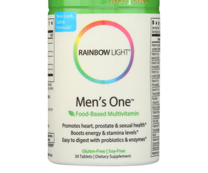 Rainbow Light Men's One Energy Multivitamin - 30 Tablets