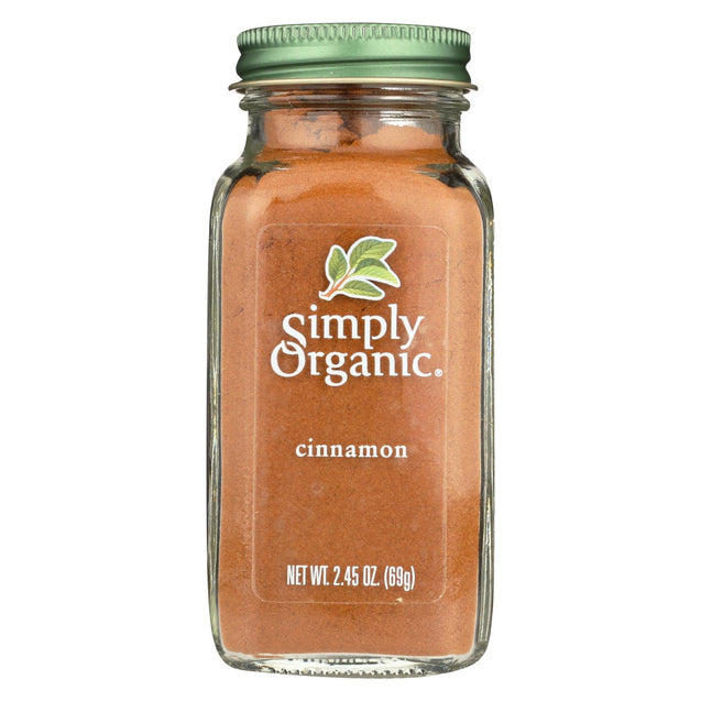 Simply Organic Cinnamon - Case Of 6 - 2.45 Oz.