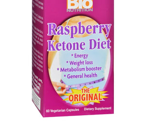 Bio Nutrition Raspberry Ketone Diet - 60 Veggie Capsules - RubertOrganics