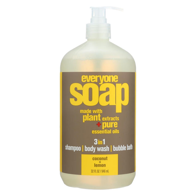 Eo Products Everyone Liquid Soap Coconut And Lemon - 32 Fl Oz - RubertOrganics