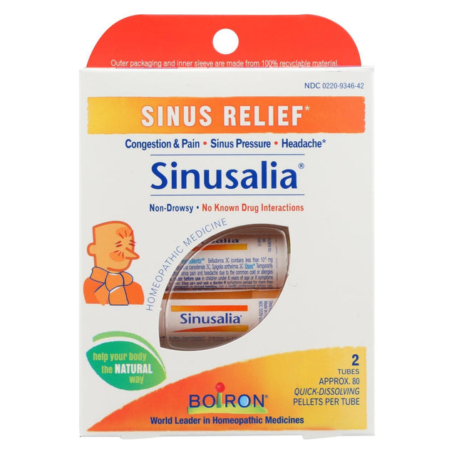 Boiron Sinusalia Pellets - 2 Doses - RubertOrganics