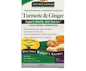 Nature's Answer - Extractacaps Turmeric And Ginger - 90 Veggie Caps - RubertOrganics