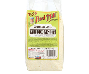 Bob's Red Mill - White Corn Grits Polenta - 24 Oz - Case Of 4 - RubertOrganics