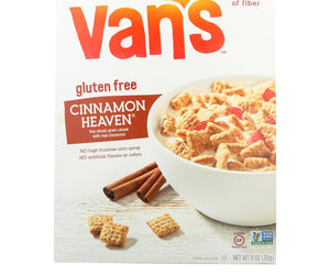 Van's Natural Foods Gluten Free Cereals - Cinnamon Heaven - Case Of 6 - 11 Oz.