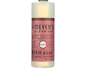 Mrs. Meyer's Clean Day - Liquid Dish Soap - Rosemary - 16 Oz - RubertOrganics
